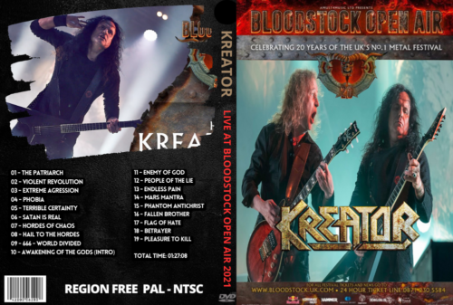 KREATOR Live at Bloodstock Open Air, England 2021 DVD