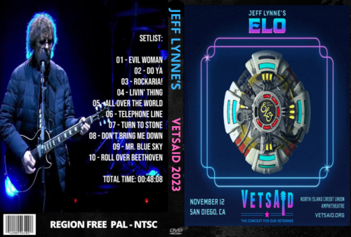 Jeff Lynne's (ELO) VetsAid 2023 DVD