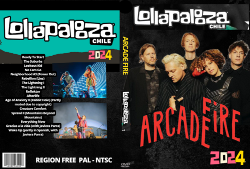 ARCADE FIRE Live At The Lollapalooza Chile 2024 DVD