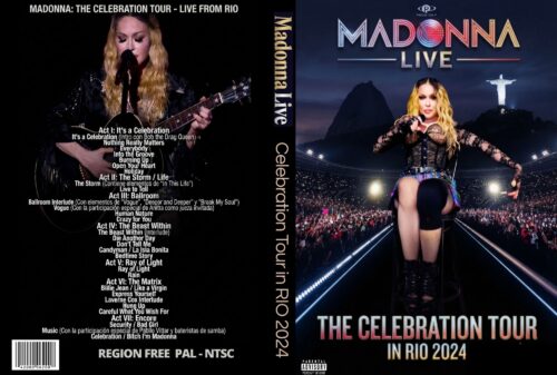 MADONNA Live in Copacabana Brasil 2024 DVD