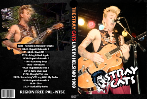 The Stray Cats live in Helsinki 1989 DVD