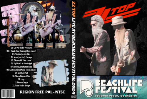 ZZ TOP - Live at BeachLife Festival, Redondo Beach, CA 2024 DVD