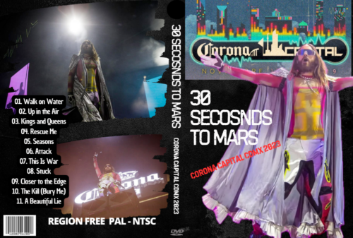 30 SECONDS TO MARS Live at Corona Capital Mexico 2023 DVD