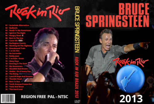 BRUCE SPRINGSTEEN Live At The Rock In Rio, Brazil 2013 (2 DVD Set)