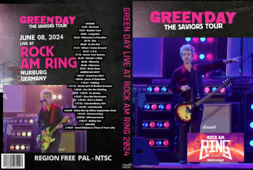 GREEN DAY Live at Rock AM Ring 2024 DVD (2 DVD Set)