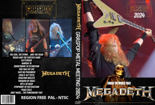 MEGADETH Live at Graspop Metal Meeting 2024 DVD