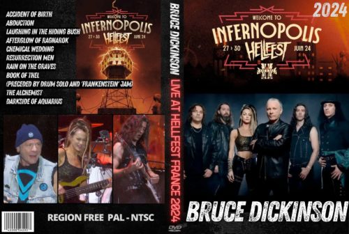 BRUCE DICKINSON Live at Hellfest Festival, France 2024 DVD