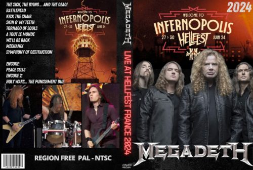 MEGADETH Live at Hellfest Festival, France 2024 DVD