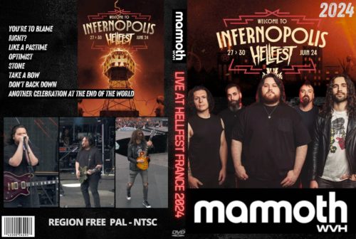 MAMMOTH WVH (Wolfgang Van Halen Band) Live at Hellfest Festival, France 2024 DVD