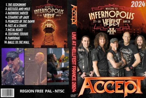 ACCEPT Live at Hellfest Festival, France 2024 DVD