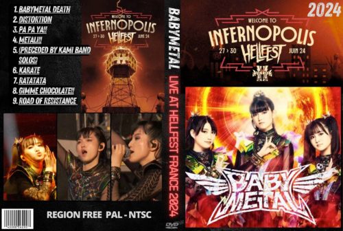 BABYMETAL Live at Hellfest Festival, France 2024 DVD