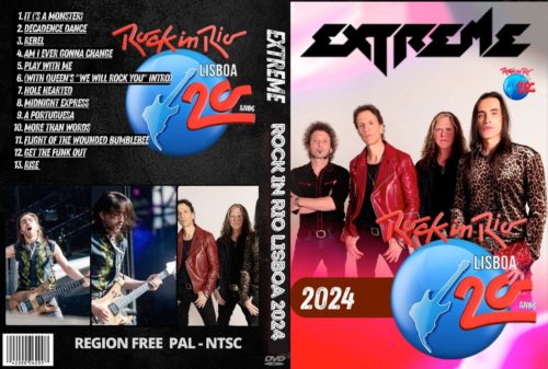 EXTREME Live at Rock in Rio Festival, Lisboa 2024 DVD