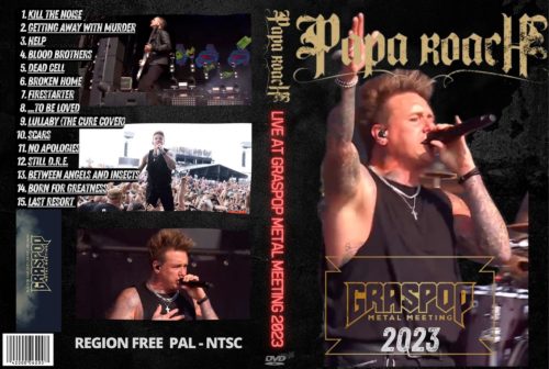 PAPA ROACH Live at Grasspop Metal Meeting 2023 DVD