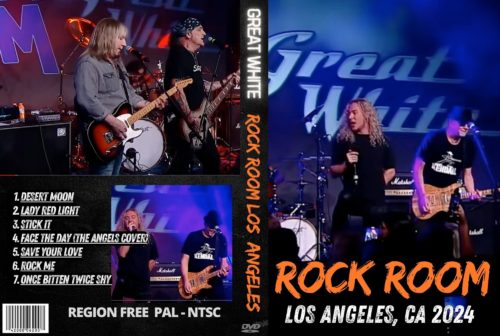 GREAT WHITE Live at Rock Room, Los Angeles, CA 2024 DVD