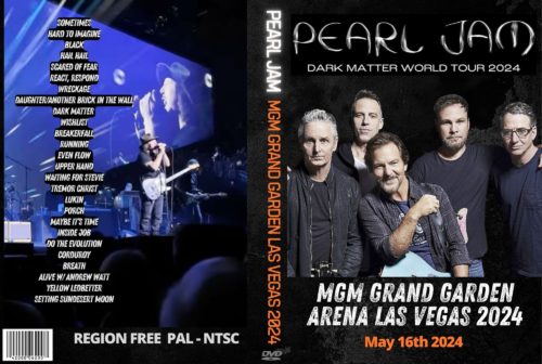 PEARL JAM Live at MGM Grand Garden, Las vegas 2024 DVD