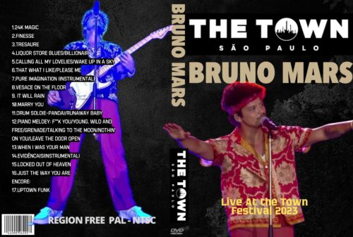 BRUNO MARS Live at THE Town Brazil 2023 DVD