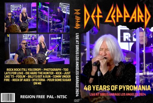 DEF LEPPARD Live at Sirius Garage Los Angeles 2024 DVD