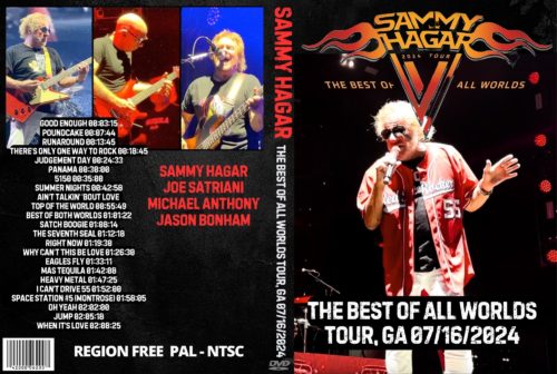Sammy Hagar - The Best of All Worlds Tour, GA 07/16/2024 DVD