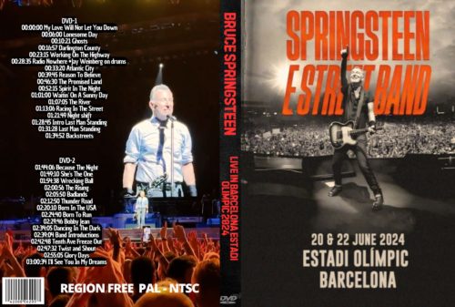 Bruce Springsteen & The E Street Band Live in Barcelona, 22-06-2024 (2 DVDs)