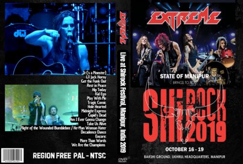 EXTREME Live at Shirock Festival, Manipur, India 19-10-2019 DVD