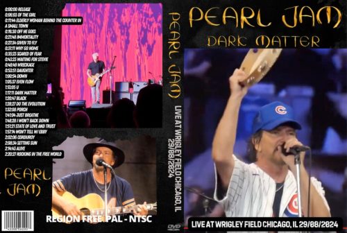 PEARL JAM Live at Wrigley Field Chicago, IL 29/08/2024 DVD