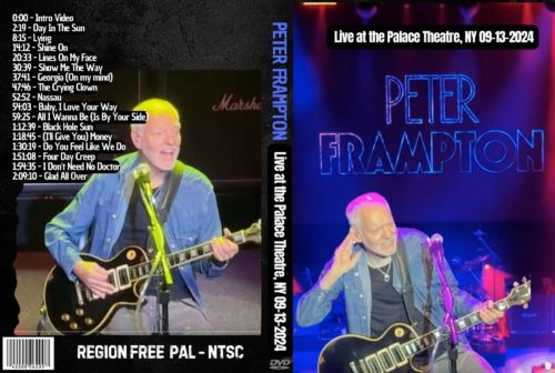 PETER FRAMPTON Live at the Palace Theatre, Albany, NY 09-13-2024 DVD