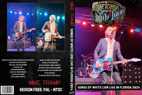 MIKE TRAMP White Lion Songs Live in Florida 2024 DVD