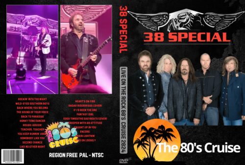 38 SPECIAL Live on the 80'S Cruise 2024 DVD