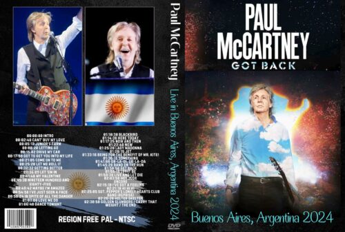 Paul McCartney Live in Buenos Aires, Argentina 2024 DVD