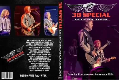 38 SPECIAL Live at Tuscaloosa, Alabama 2024 DVD