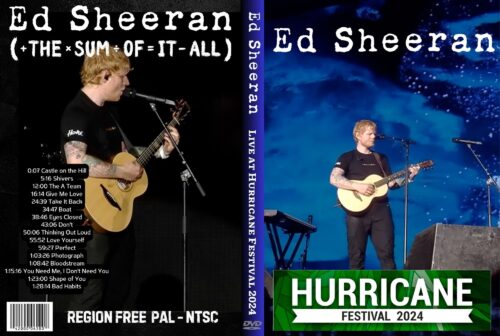 ED SHEERAN Live at Hurricane Festival Germany 2024 DVD