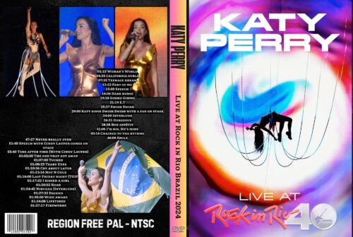 KATY PERRY Live at Rock In Rio Brazil 2024 DVD