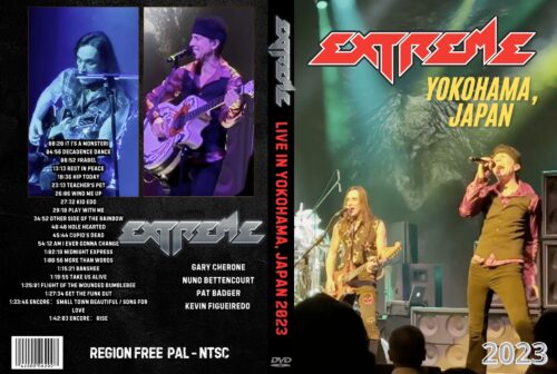 EXTREME Live in Yokohama, Japán 09/19/2023 DVD