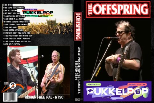 THE OFFSPRING Live at Pukkelpop Fest, Hasselt, Belgium 2024 DVD