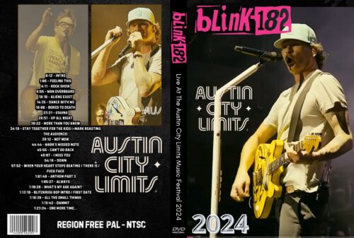 BLINK 182 Live at Austin City Limits Music Festival 2024 DVD