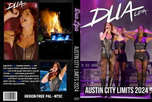 DUA LIPA Live at Austin City Limits Music Festival 2024 DVD