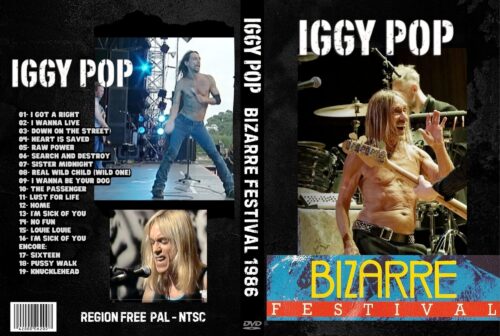 IGGY POP Live at Bizarre Festival 1986 DVD