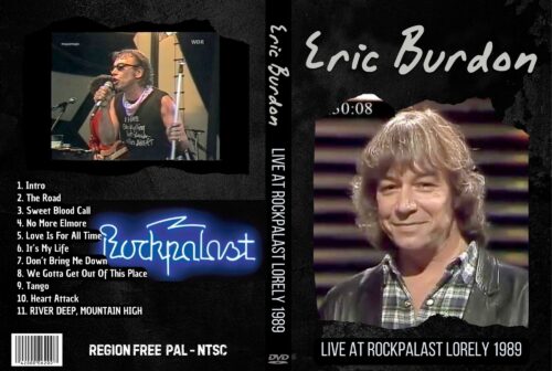 ERIC BURDON Live at Rockpalast Lorely 1989 DVD