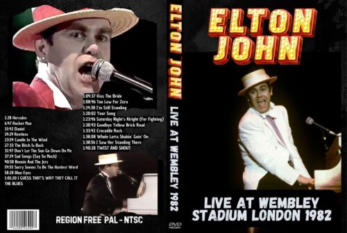 ELTON JOHN Breaking hearts Tour Wembley Stadium, London 1984 DVD