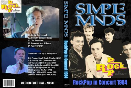 SIMPLE MINDS Live at RockPop In Concert Dortmund, 1984 DVD