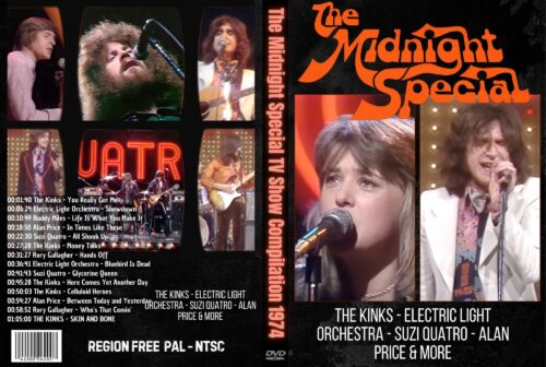 The Midnight Special Compilation TV Show 1974 DVD