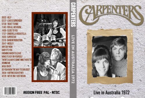 CARPENTERS Live in Australia 1972 + Live at Budokan (1974) DVD