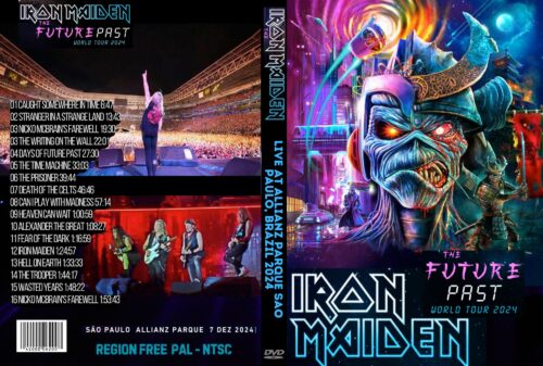 IRON MAIDEN Live at Allianz Parque Sao Paulo, Brazil 2024 DVD