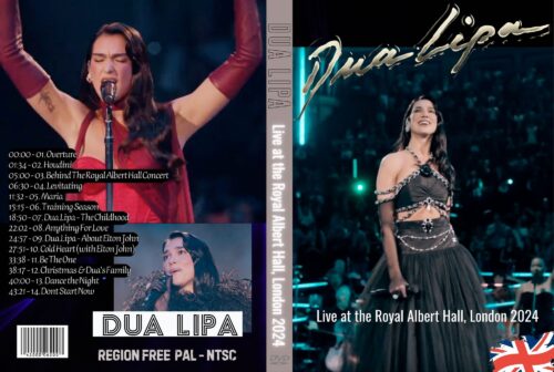 DUA LIPA Live at the Royal Albert Hall, London 2024 DVD