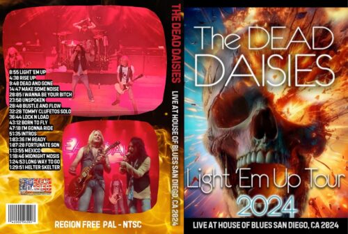 The Dead Daisies Live at House of Blues, San Diego, CA 2024 DVD