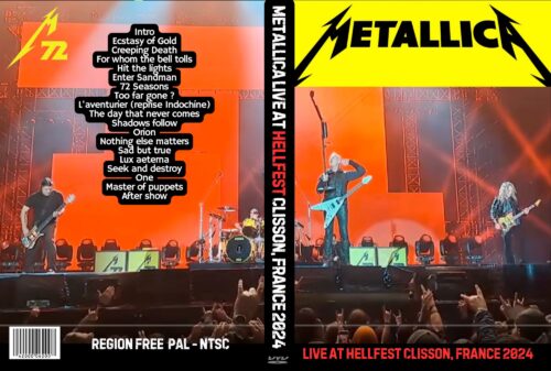 METALLICA Live at Hellfest Clisson, France 2024 DVD