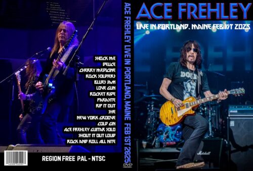 ACE FREHLEY Live in Portland, Maine 02-01-2025 DVD