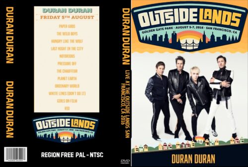 DURAN DURAN Live at Outside Lands Music Arts Festival 2016 DVD