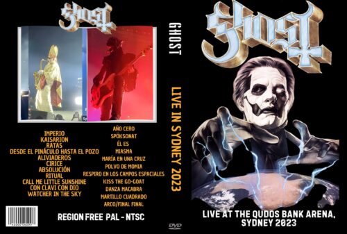 GHOST Live at the Qudos Bank Arena, Sydney 2023 DVD
