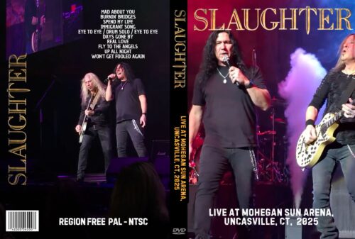 SLAUGHTER Live at Mohegan Sun Arena, Uncasville, CT 2025 DVD